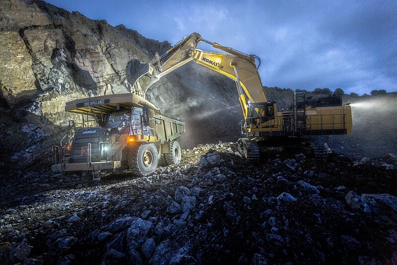 extraction de matériaux - chantier granulats et gravier