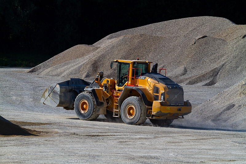 matériaux chantier granulats et gravier